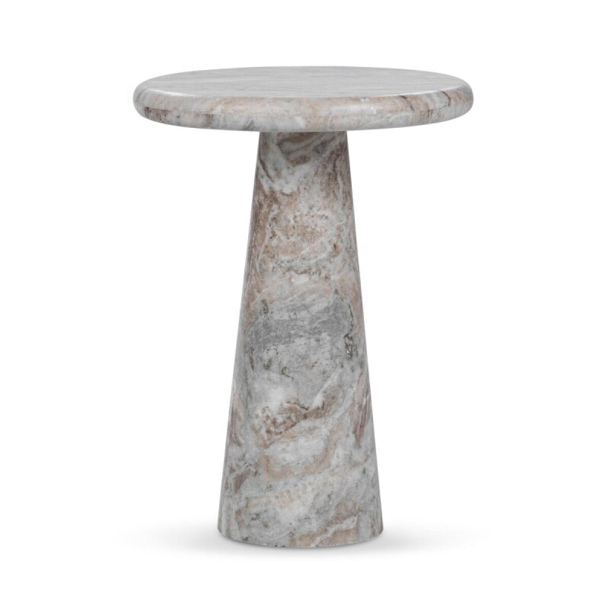 6189d18ada8b7373ba37e8c89a618dc2 Huxley Marble Round Accent Table - Image 1