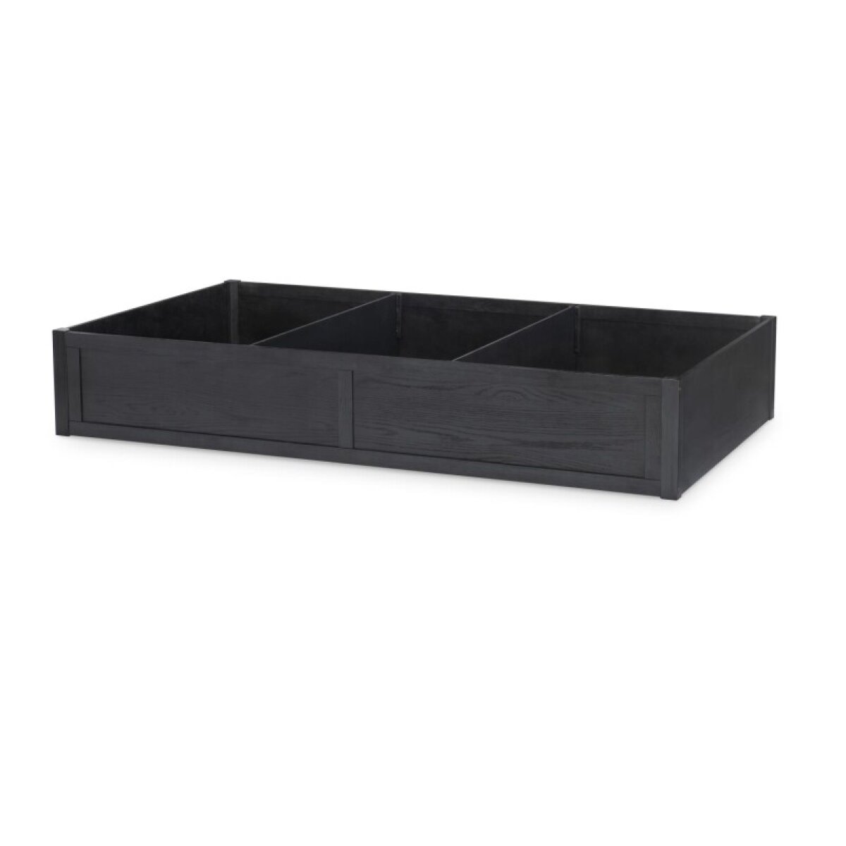 61bff0b5e1e2ace5afc0c4bf85674248 Trundle Storage Drawer Black Finish - Image 1