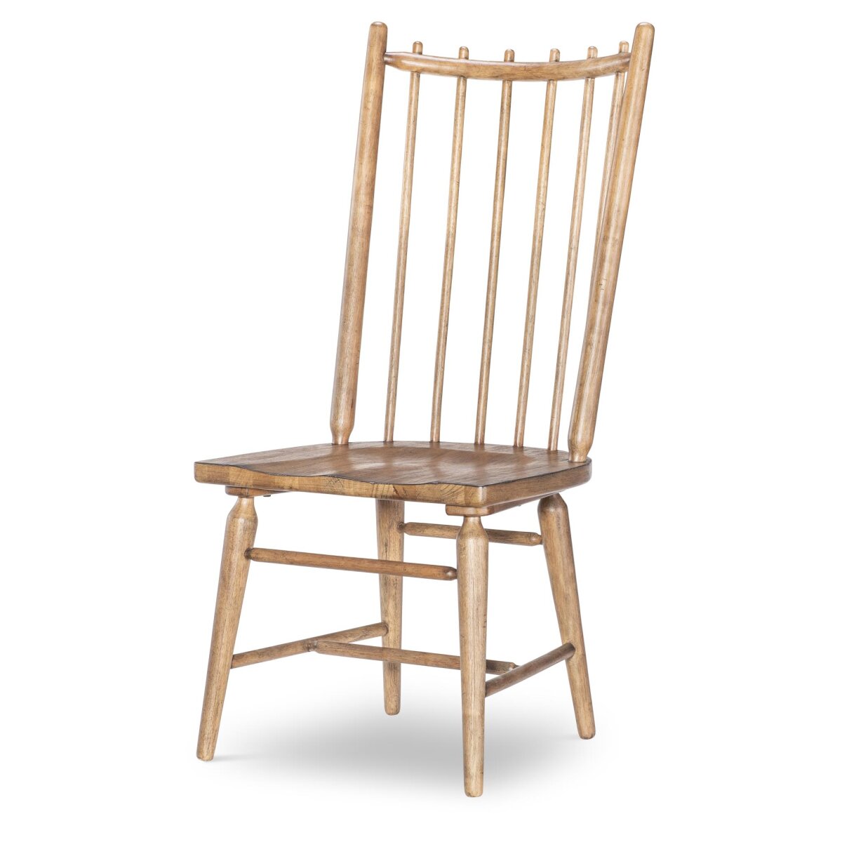 61cefdc5a0c9838fa76b97670581bd2f Spindle Back Side Chair Barnwood Oak CLH4010-540 - Image 1