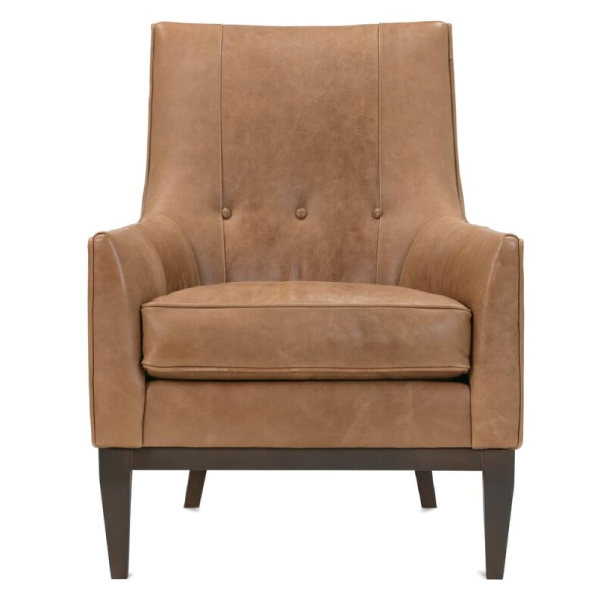 61d94d49962da05995f30213ca8f38ab Thatcher Wood Frame Chair Leather - Image 1