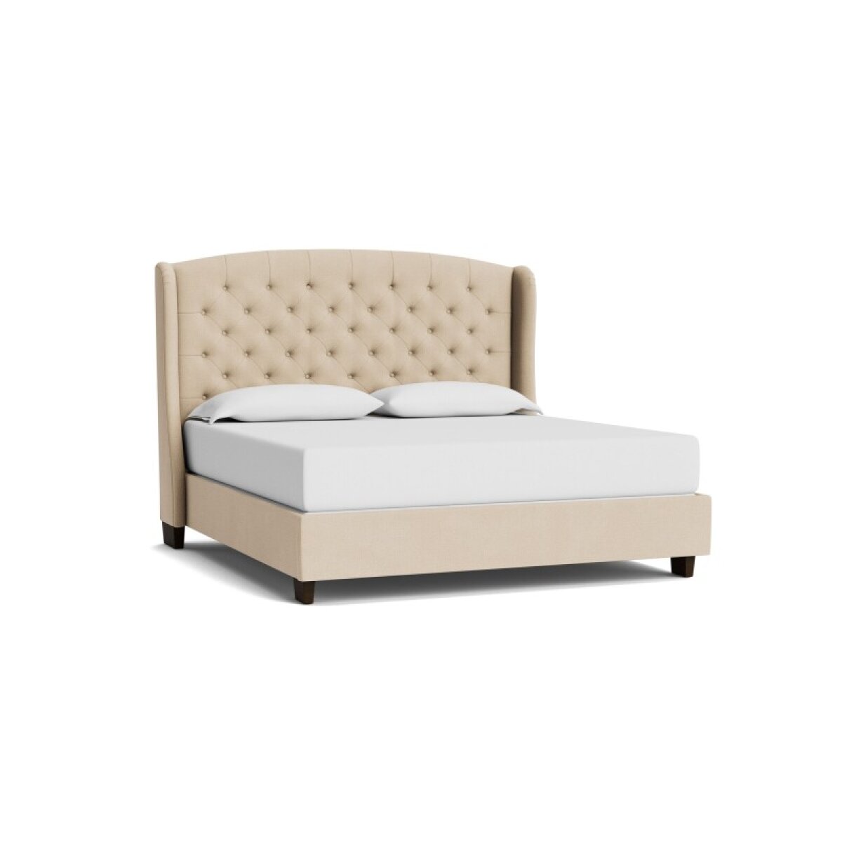 6237f03d475d52c051f73b9cc0ffbc14 Paris Tufted Upholstered Bed - Image 1