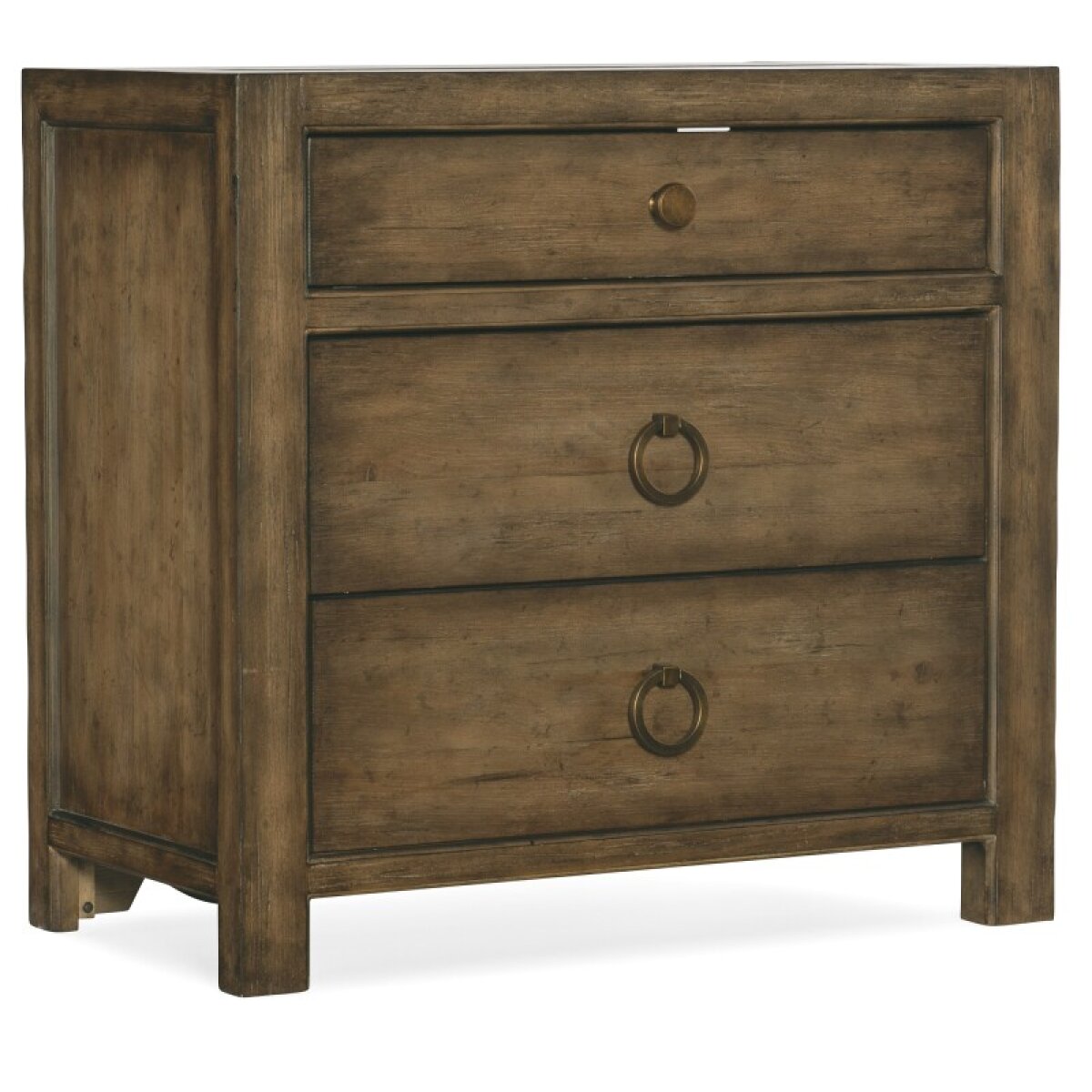 62b54ea9d14cc48df60dfc25e5e32ca4 Bedroom Sundance Three-Drawer Nightstand - Image 1