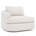 Jules Fabric Left Arm Chair - Image 8