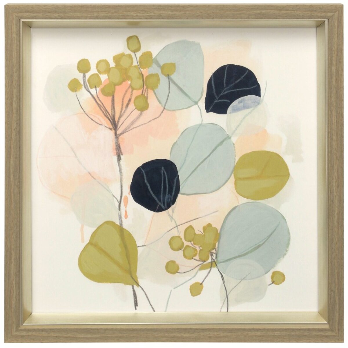 62c03edc7658f1642b5bb75ffc31e7e6 Floral Mazurka I Framed Print Under Glass - Image 1