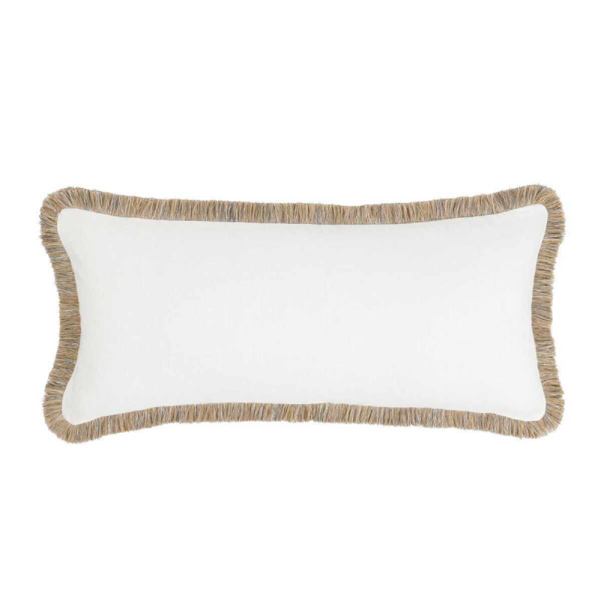 63728eb329180367174b799b164777aa RO Cara Pillow - Ivory/Natural / 16"x36" - Image 1