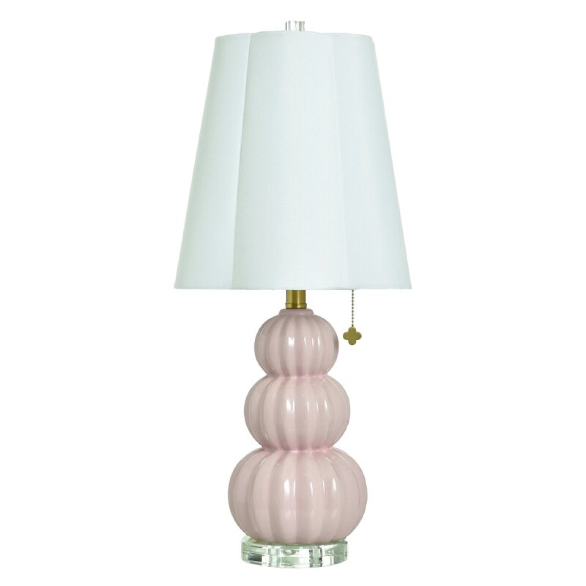 638d6c150a0eb3b88ab5a0385a420f6a Ophelia Tamara Day For Stylecraft Pink Peony Ceramic Table Lamp - Image 1