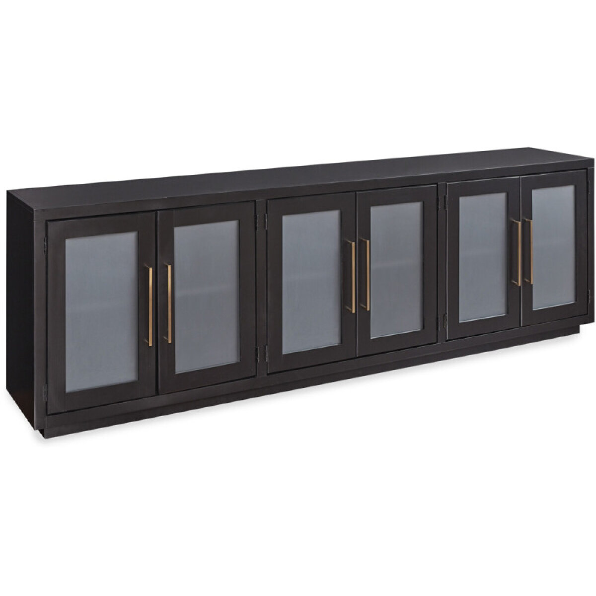 6394bde9c1e5c4667ba93315e3797f37 Perry 97" Console W/ 6 Doors MAA1270-BLK - Image 1