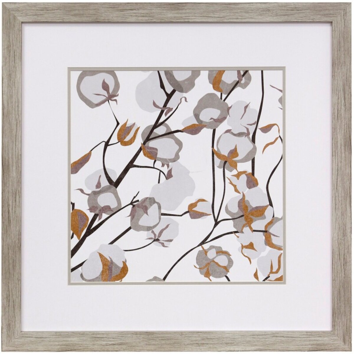 63a65f2d8036f5f07733f7c6ee16793c Cotton Balls I Framed Print Under Glass - Image 1