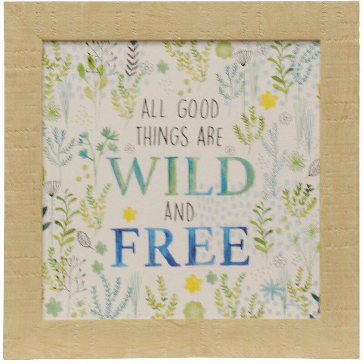 63ca5b0f4b576431ed9d105186c74e1d Wild And Free Juvenile Collection Wall Art Textured Framed Print - Image 1