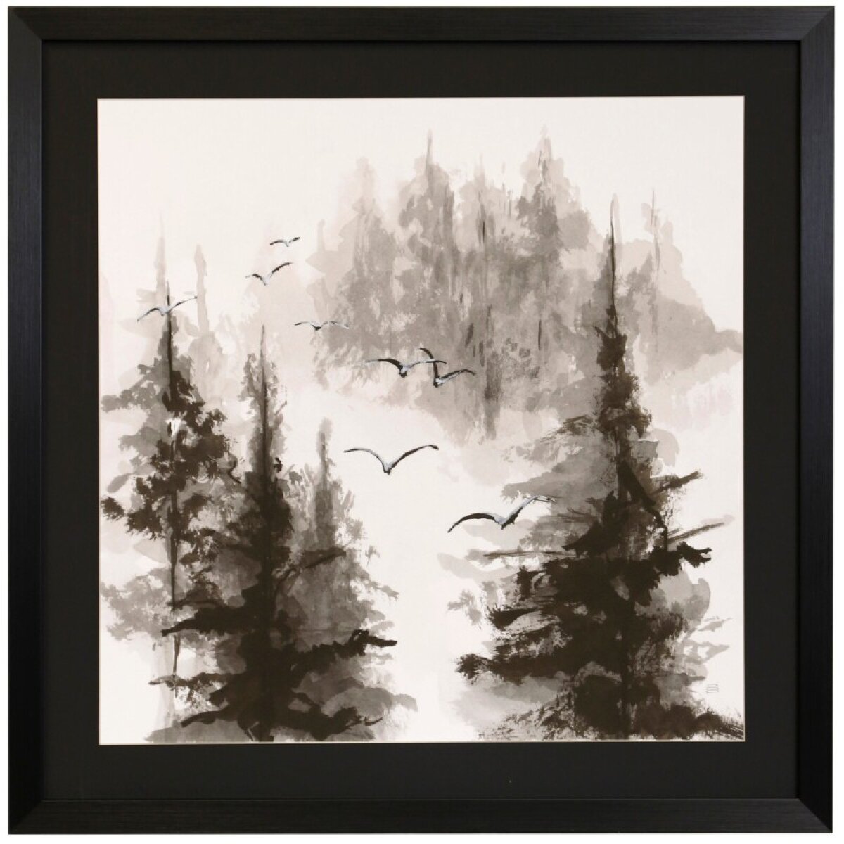 63d6a08d3118ed47b536c43625a5bf0a Free Flight Ii Frame Print Under Glass - Image 1