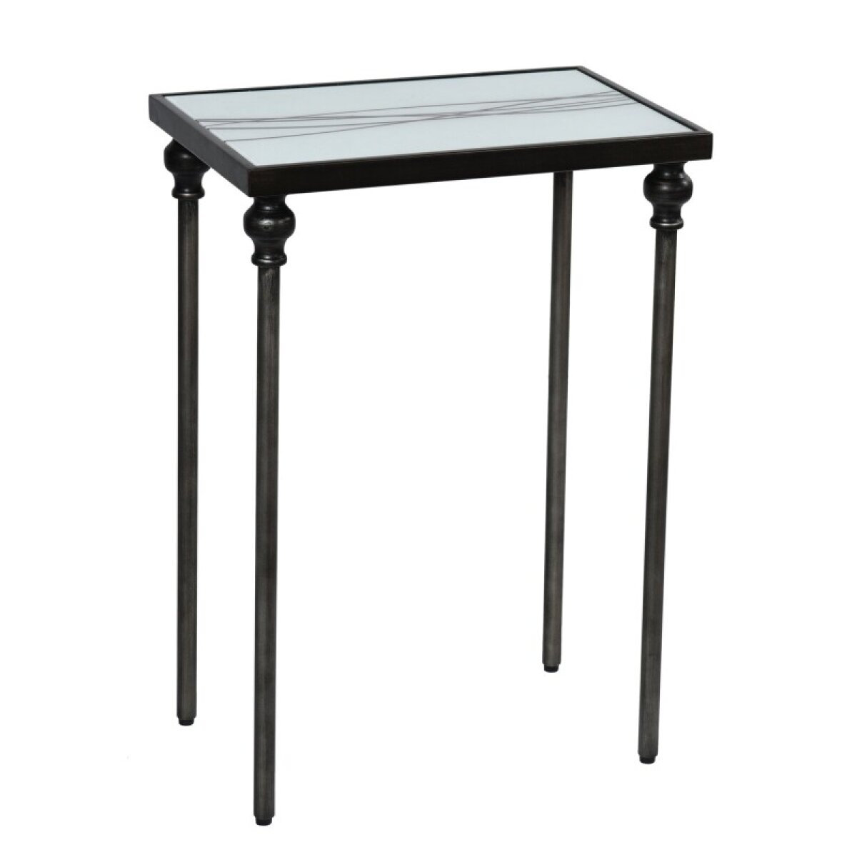 63f8ee0d2867a0785dc51e943f256a07 Austin Allen James Wires Petite Side Table Gun Metal Finish - Image 1