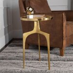 Kenna Accent Table, Gold - Image 4