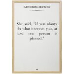 Dann Foley Lifestyle Hepburn Quote Framed Print Under Glass