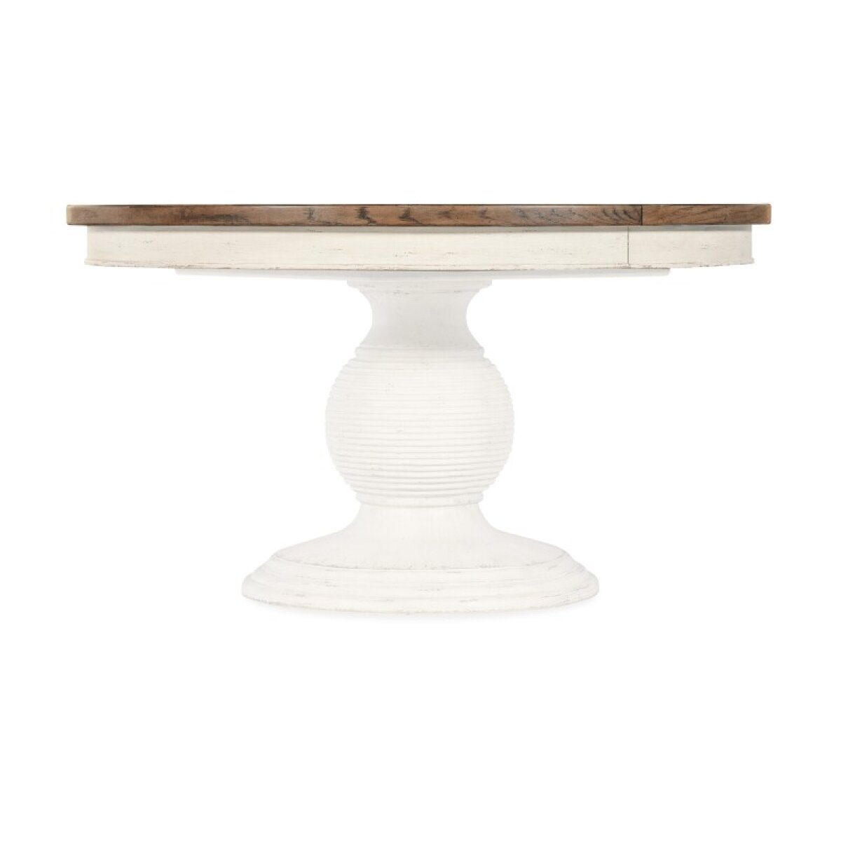 6463e4b15de1b89df01f041b0806ff93 Casual Dining Americana Round Pedestal Table Top w/1-22in leaf - Image 1