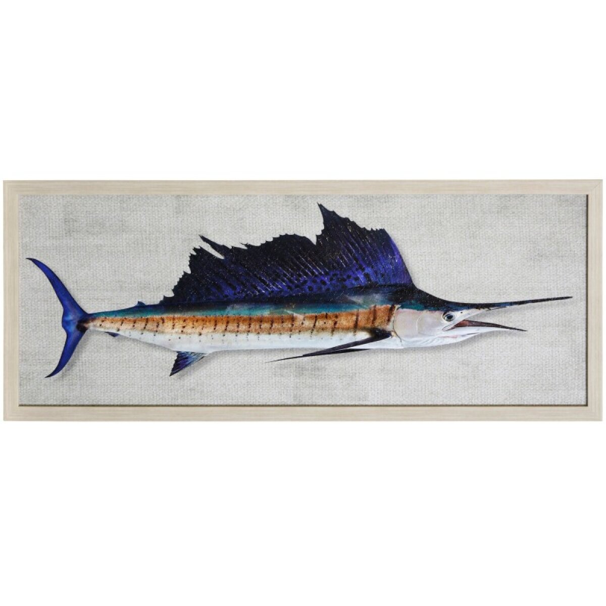 6466daf15980f531e0242444bb0225f5 Sailfish Texture Framed Print - Image 1