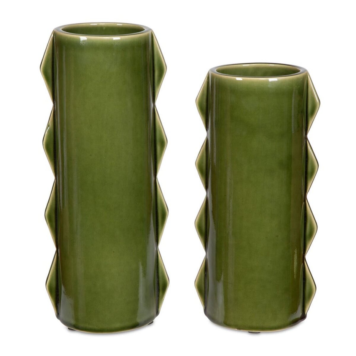 6477d3633337912eec824af9ba203a5f Meander Indoor-outdoor Vases, S/2 - Image 1