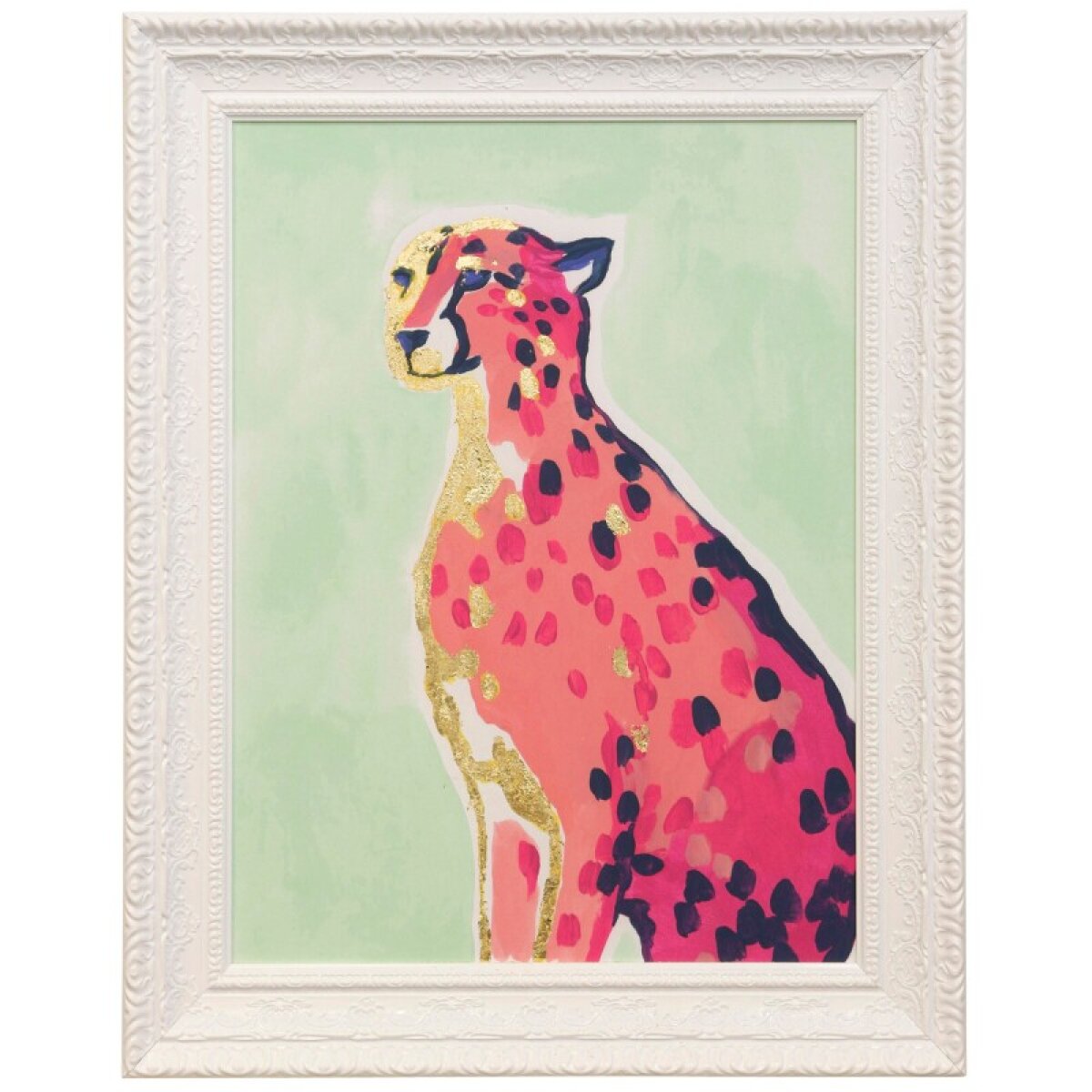 650faaf5d5c1dc44c26068f661c51986 Pink Cheetah Manufactured Canvas - Image 1