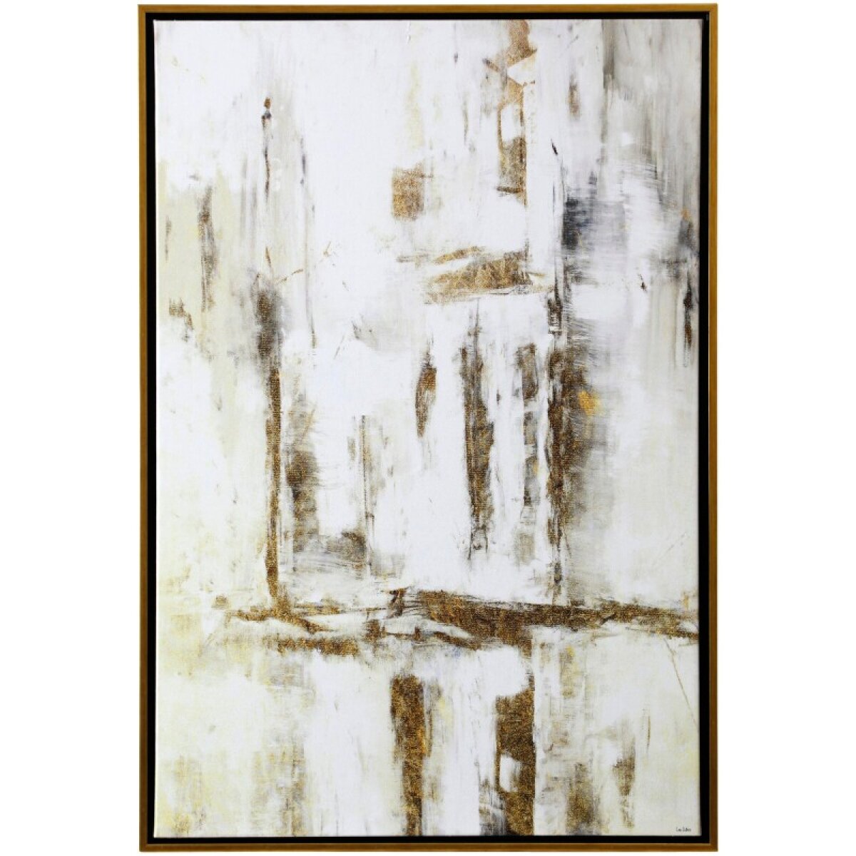 656335fa0c309272e1116b32a30655e0 Golden Highlights I Framed Canvas - Image 1