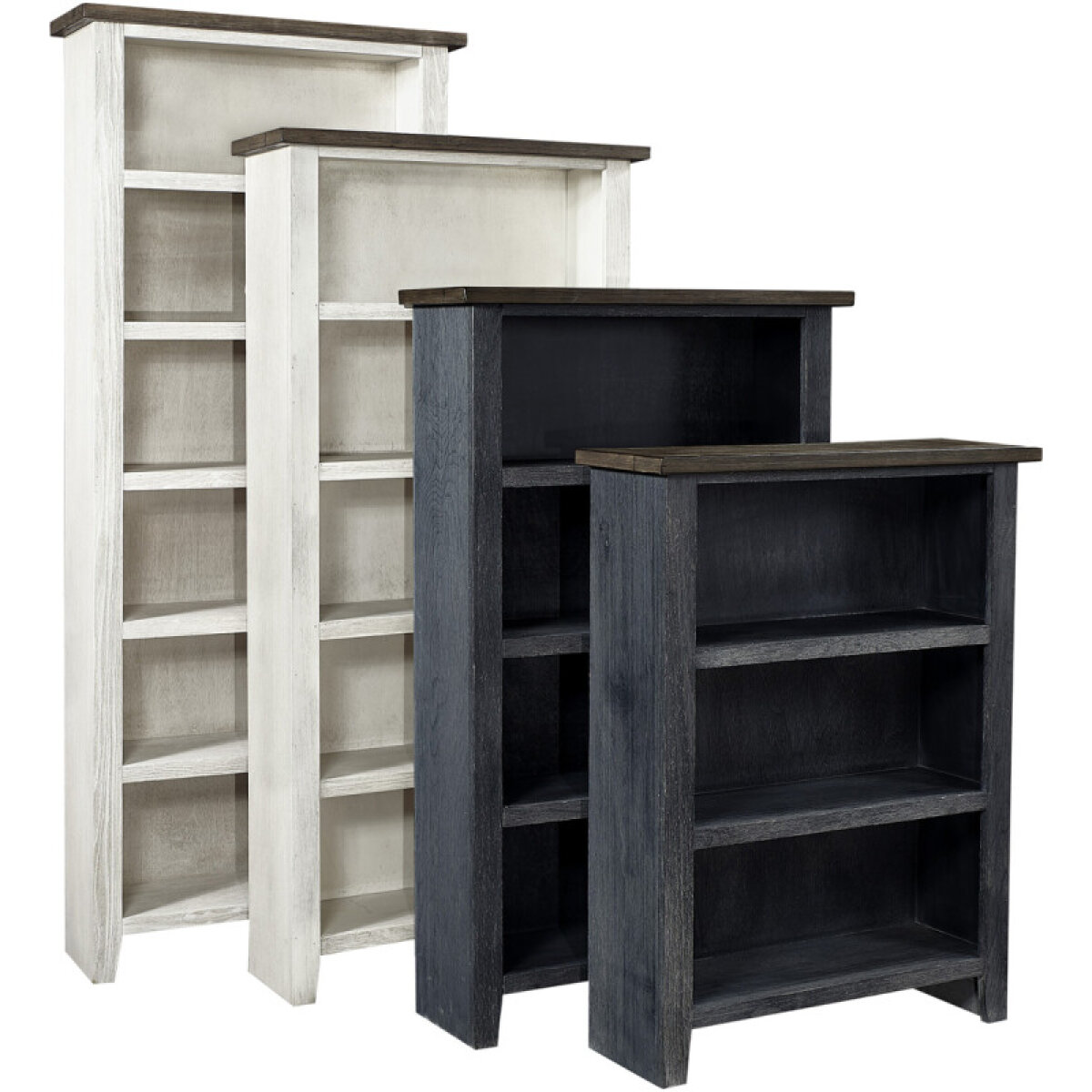 65d1736f166c1ff764ee07d79fe914e2 Eastport 84" Bookcase W/ 5 Fixed Shelves - Image 1