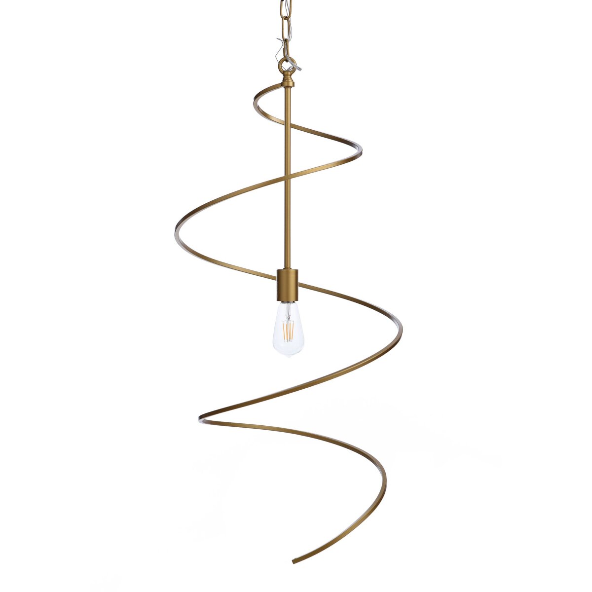 65eec12d3266cbebbeb4c7f4db8e58ad Avila Pendant Large- Gold | Painted Gold Finished Metal - Image 1