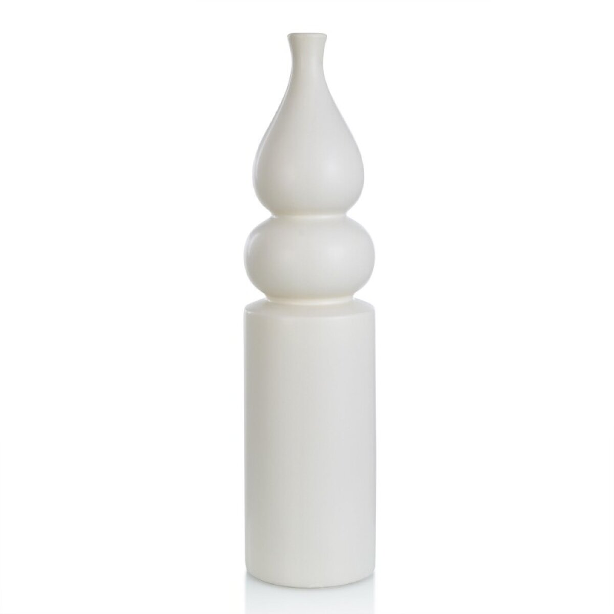 65f56b9241445cdadf3db91fc6526572 Dann Foley Lifestyle Vase Matte Ivory Ceramic - Image 1