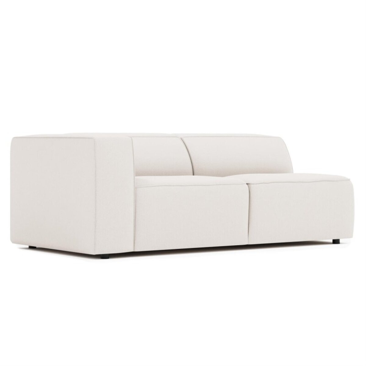 66595e517d60b9f500312ebed2c09010 Bliss Fabric Left Arm Loveseat Without Pillows - Image 1