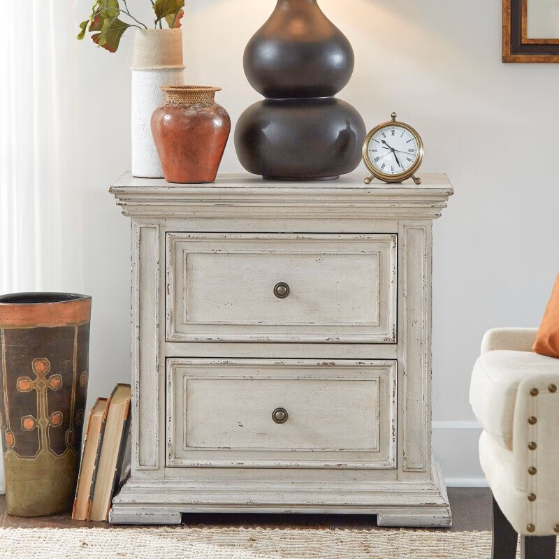 66c0d759d5486a735e117004798f819d Big Valley 2 Drawer Night Stand w/ Charging Station - Image 1