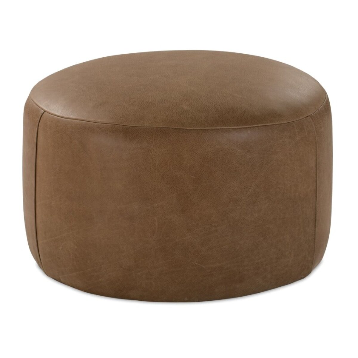 677bd5863d22ec241d0ae4dd2cb7409b Cleo Leather Ottoman Q120-L-075-43A Tan - Image 1