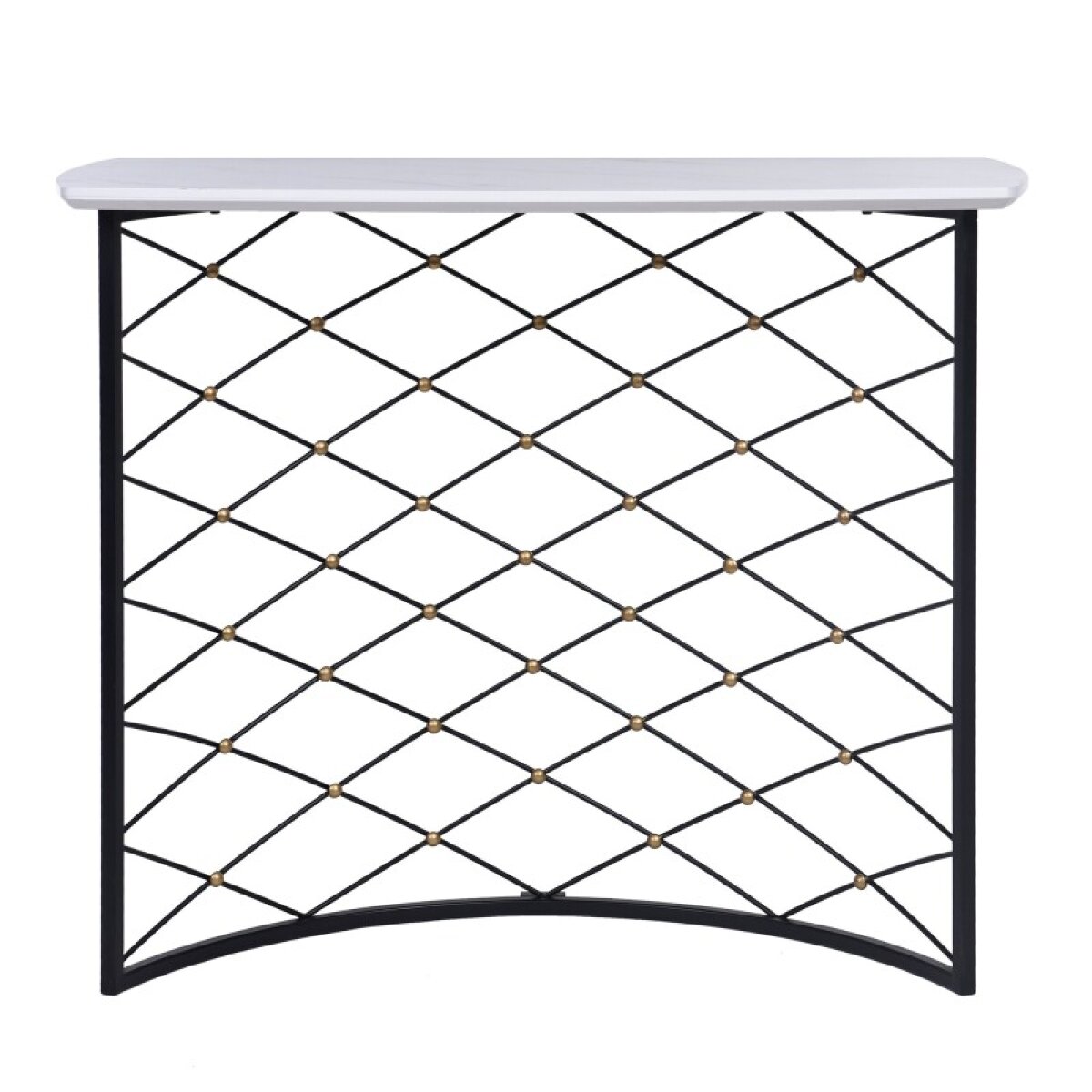 67bffef2b0d27c882479c190fa453405 Dann Foley Lifestyle Black And White Console Table - Image 1