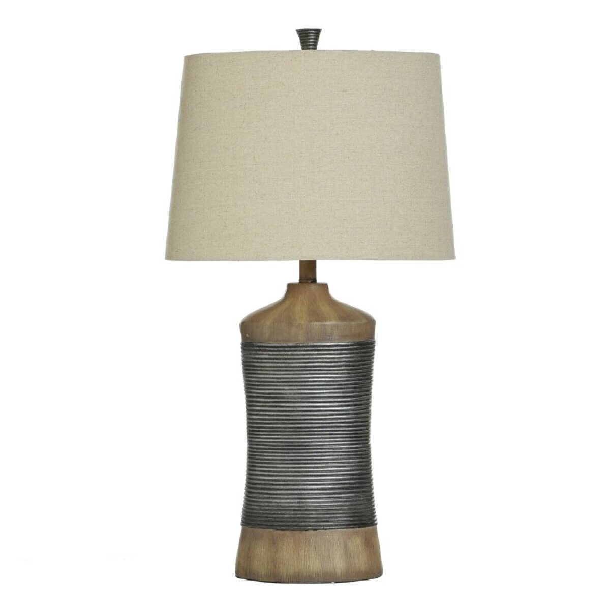 67cfb3e4912b52a597e38d1105a52128 Light Brown & Gray Table Lamp 100 Watts - Image 1