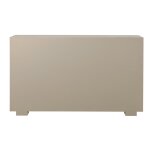 Adeline Credenza Three Door Shagreen Tiled Design Light Cream Finish - Image 9