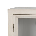 Selma Solid Wood 6dr Cabinet - Timeworn Cream - Image 11