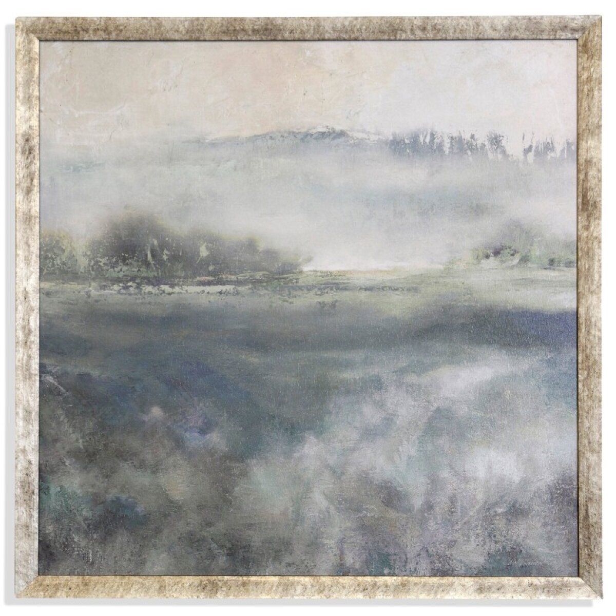 6992ca8dab475ed2f7cebe5aefc82ab3 Cool Misty Morningtextured Framed Print - Image 1