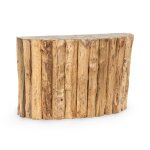 Norwest Solid Wood Rectangle Console Table - Natural