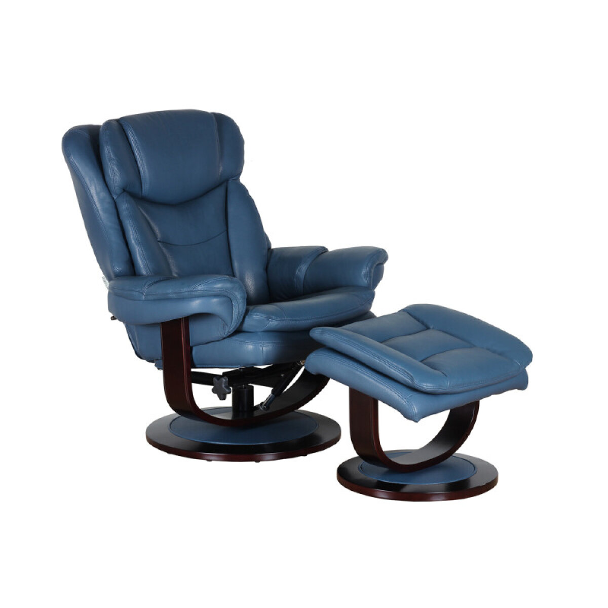 69dafa74095864e447f3f1a12a334a9d Roscoe Pedestal Reclining Chair & Ottoman - Image 1