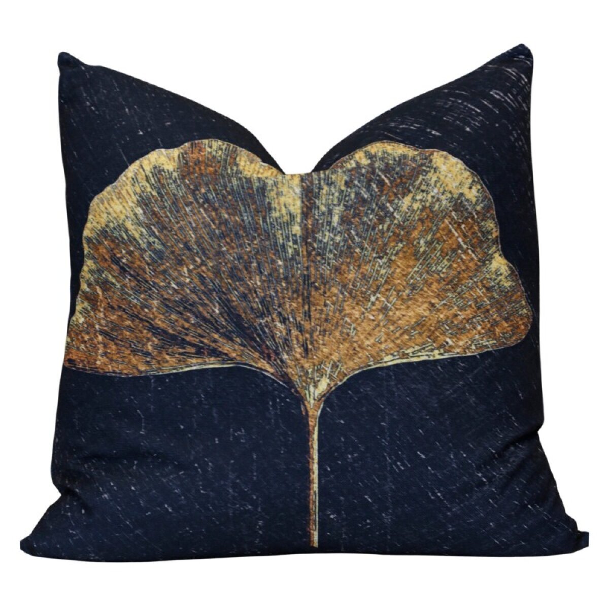 69ee6a39d5339355e1904c93b1296a78 Norman Wyatt Home Gilded Ginkgo Designer Down Filled Pillow - Image 1