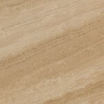 Idella Travertine Round End Table - Tan - Image 6