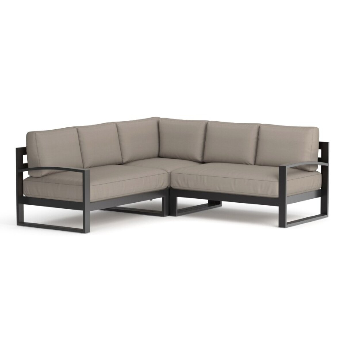 6a8fe5d647f35aa2e467e1fbe4a08c65 Bonavista Outdoor Arched Arm Sectional - Image 1