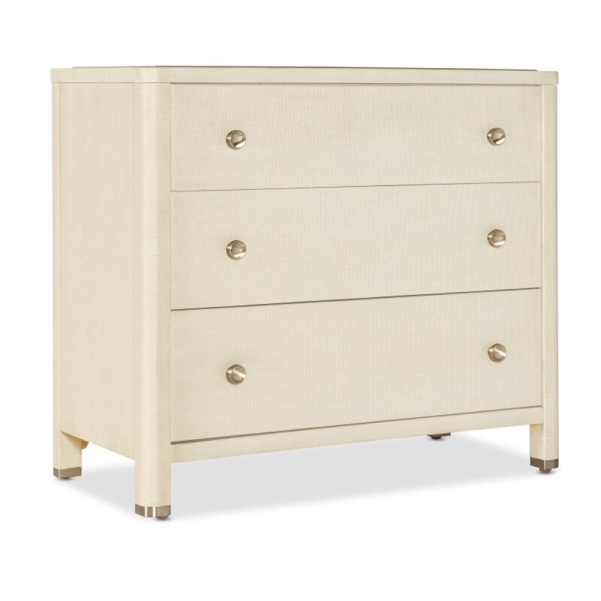 6aa0e27b00a8a59039c8e80979dba627 Bedroom Archives Raffia Three-Drawer Chest - Image 1