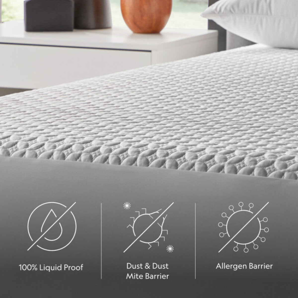 6aac828e61575038b26a863adaf13273 Five Sided™ + HyperChill™ Mattress Protector - Image 1