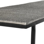 Jonah Aluminum Rectangle Console Tables Set Of 2 - Brass Antique - Image 6