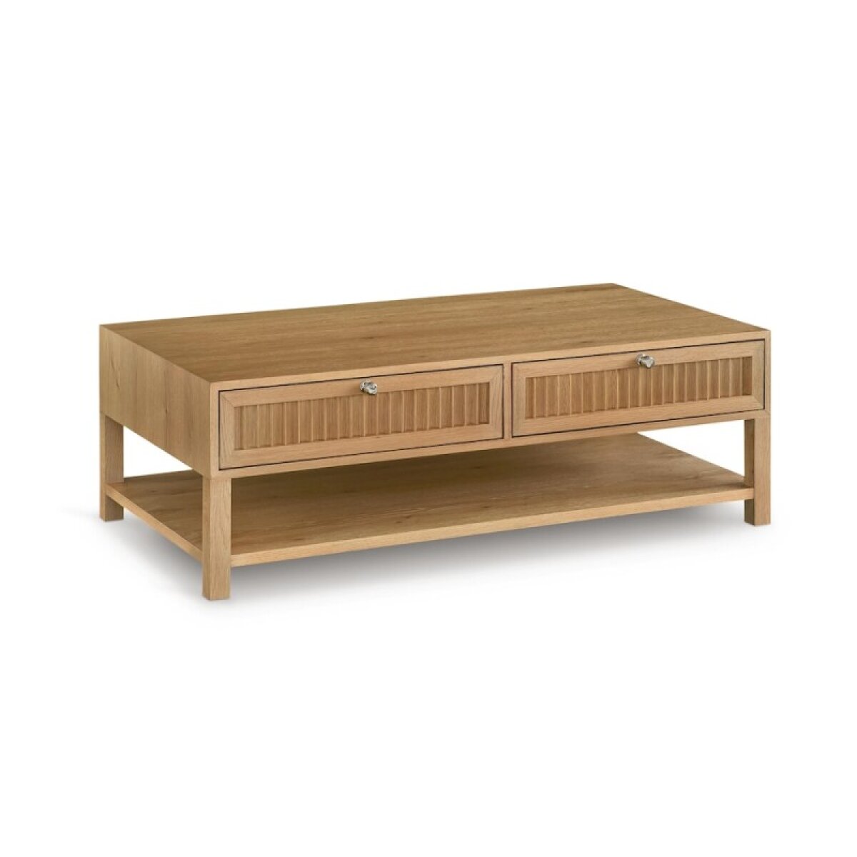 6ae37443a9628b56e570d9d809e93c14 Newbury Ribbed Drawer Cocktail Table - Image 1