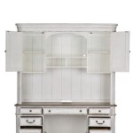 Magnolia Manor Jr Executive Credenza Hutch - Image 4