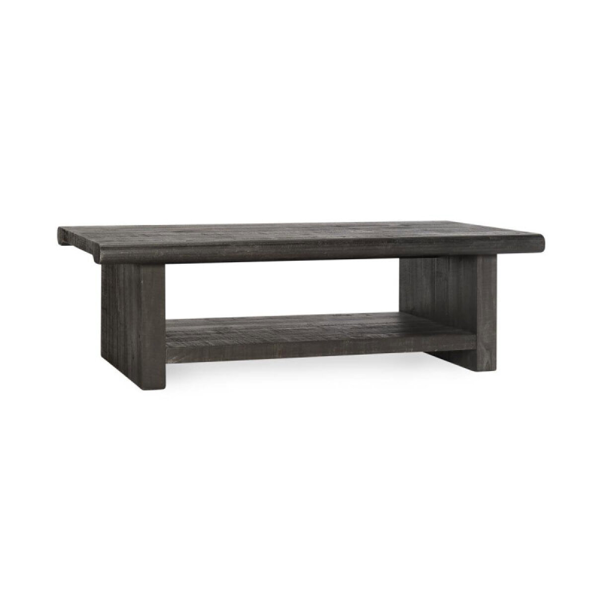 6b3091b371f72765e3dae83675e6451a Larson Solid Wood Rectangle Coffee Table - Carbon Black - Image 1