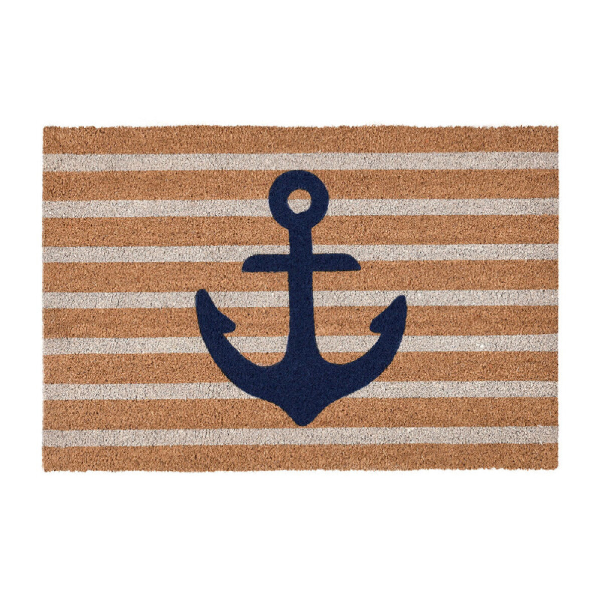 6b3fd8161ec3bf9ec6b8887797f596a8 Anchors Away Doormat 24x36 - Navy/natural - Image 1