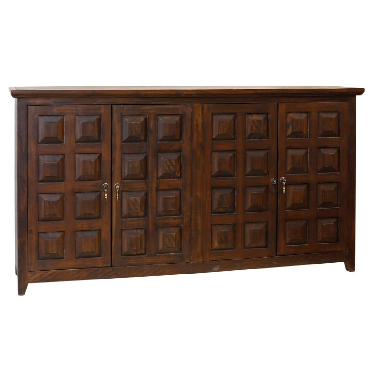 6b889d99043d964011f4212dab286870 Tavern Solid Wood 4 Door Console - Image 1