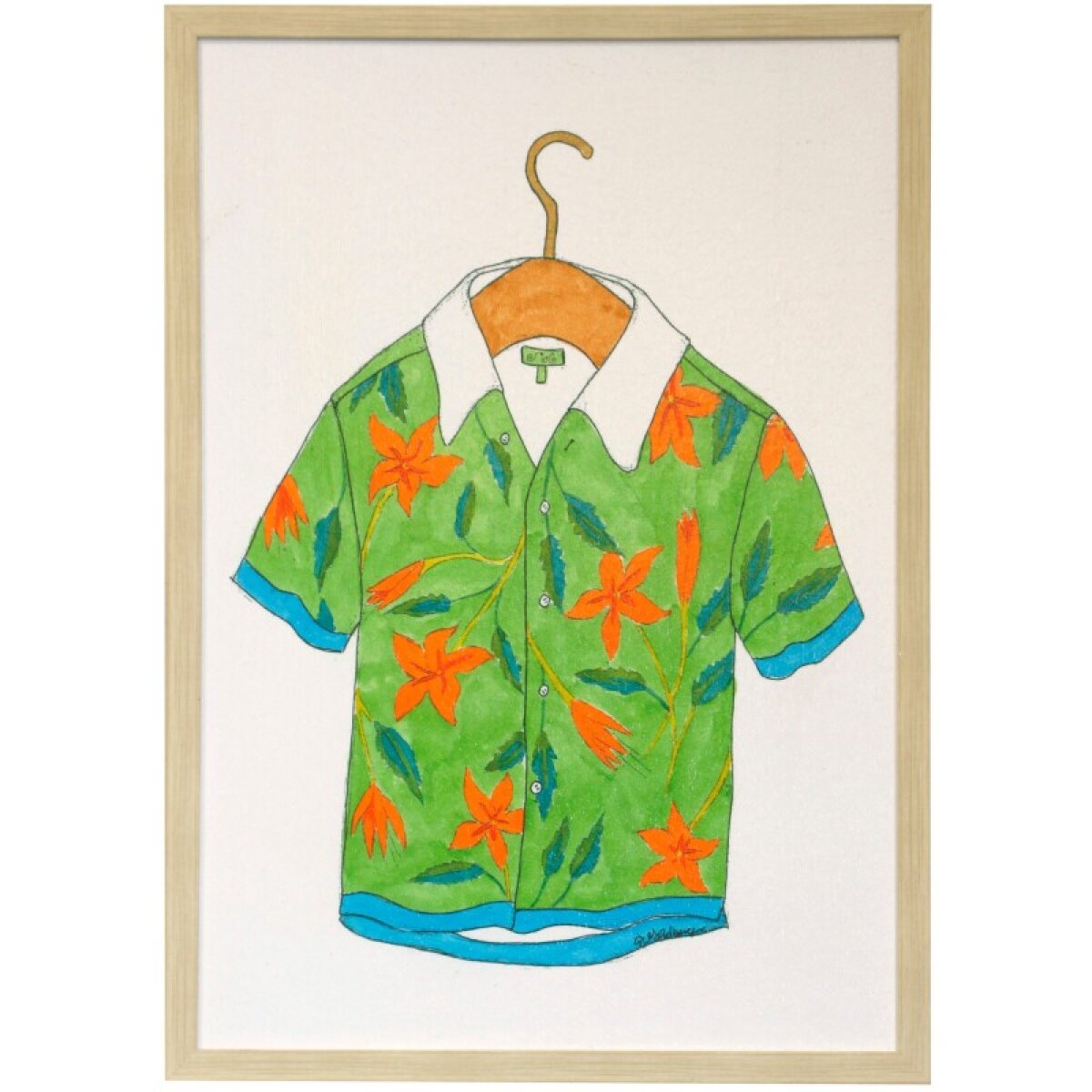 6bd771a6588a0ed2db0b892301e80f2e Beach Wear Ii Textured Framed Print Dann Foley Lifestyle Collection - Image 1