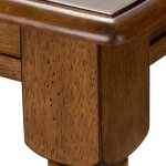 Creations Butterfly Leaf Table - Tobacco - Image 10