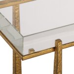 Midas Accent Table, Gold - Image 9