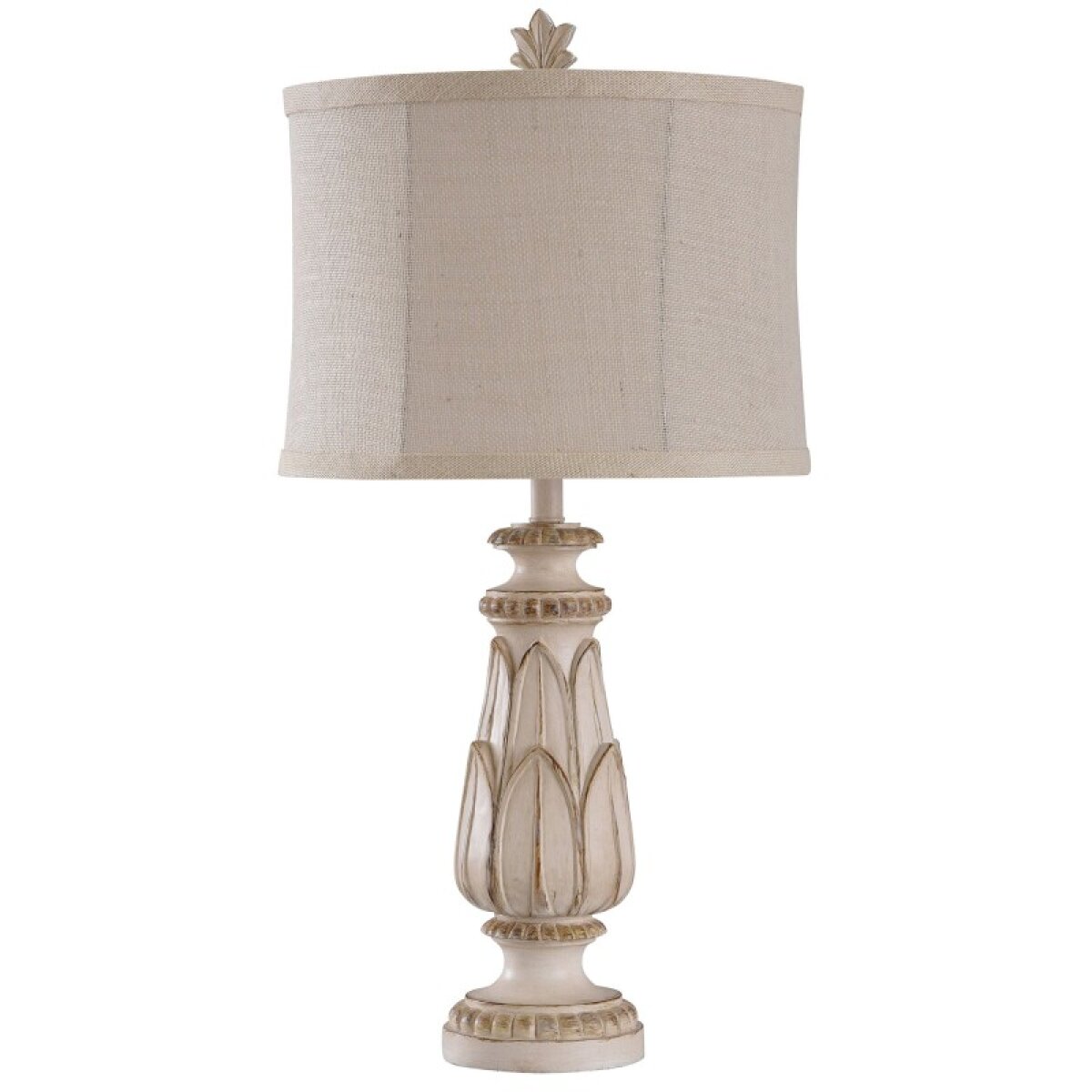 6ca7800857e4717b3bcaf136a487573c Antique Cream Traditional Table Lamp 100 Watts - Image 1